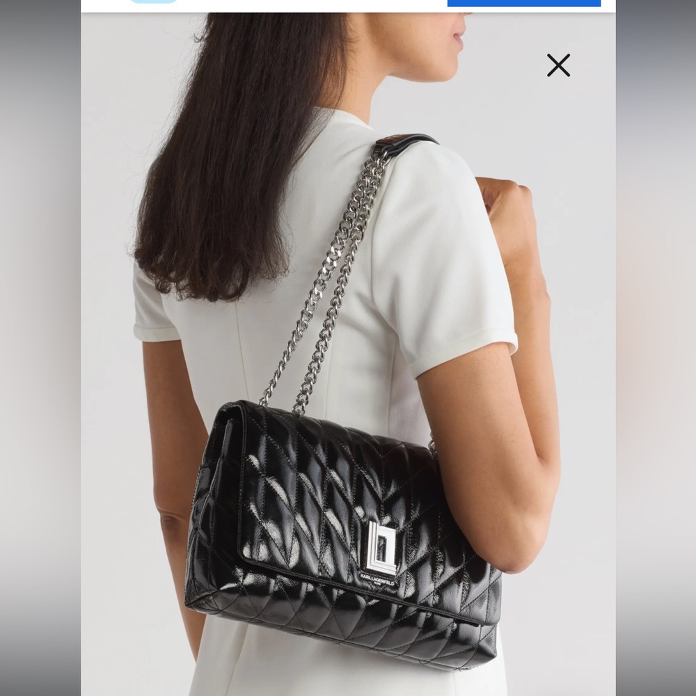 KARL LAGERFELD PARIS
Lafayette Leather Shoulder Bag